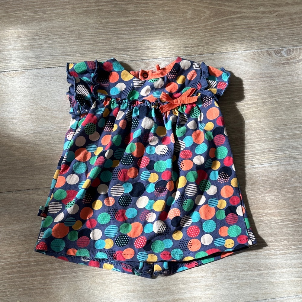 Colorful Polka Dot Kids Dress